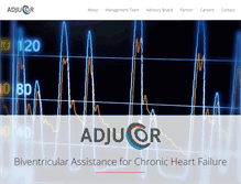 Tablet Screenshot of adjucor.com